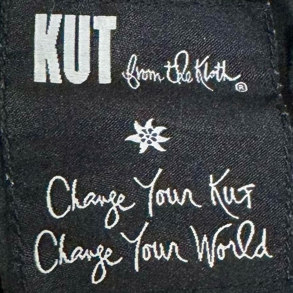 Kut From the Kloth Catherine Mid Rise Boyfriend Jeans 12 dark wash relaxed fit - Picture 6 of 10